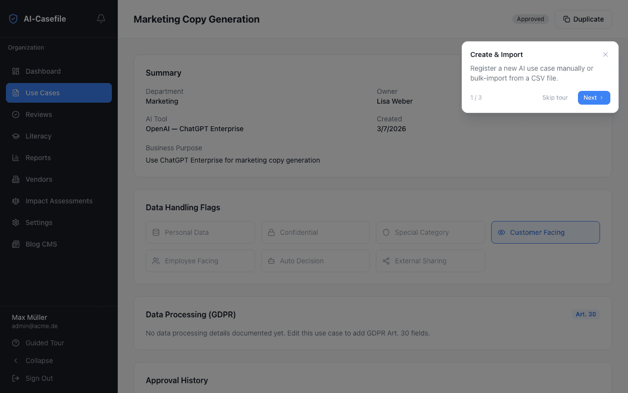 Deep-Dive into a Use Case